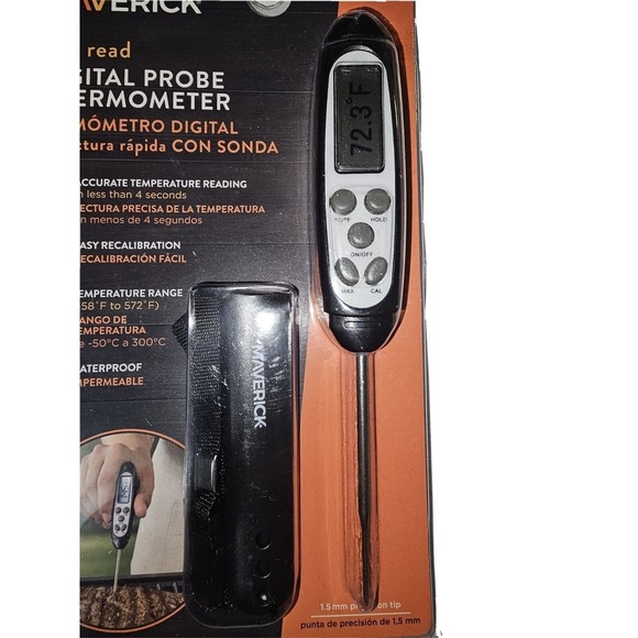 Maverick Fast Read Digital Probe Cooking Thermometer 4 Second Read, Waterproof - Picture 3 of 5